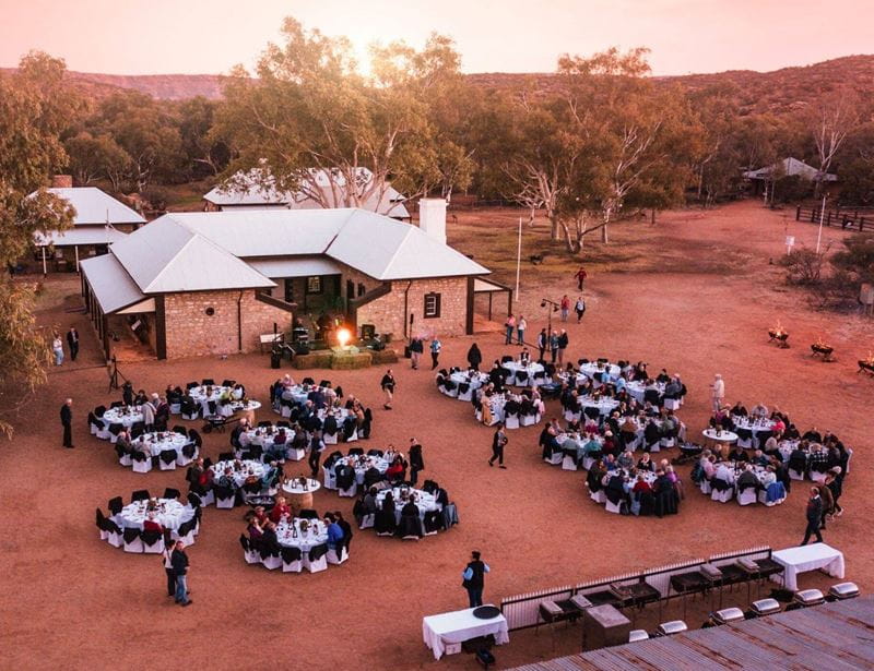 Telegraph Station Dinner at Alice Springs