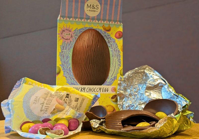 M&S choccy egg