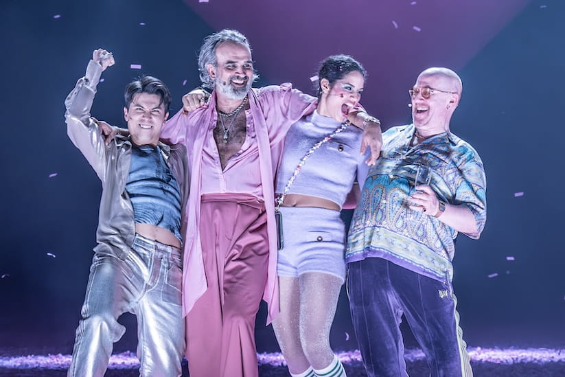  James Phoon Claudio Gerald Kyd Don Pedro Mara Huf Hero  Forbes Masso in Much Ado About Nothing on stage