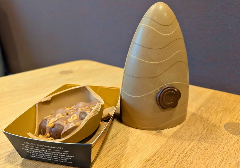 M&S Salted Caramel egg