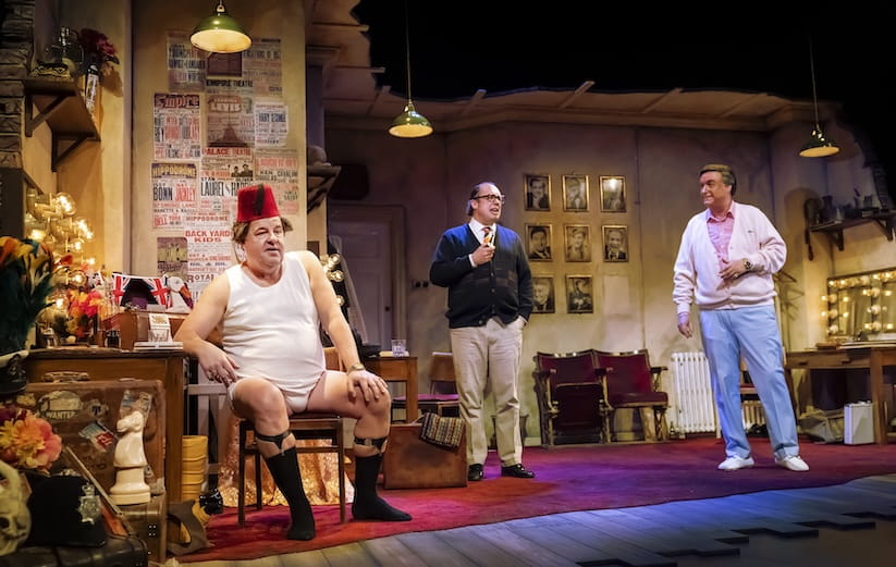 cast of The Last Laugh on stage