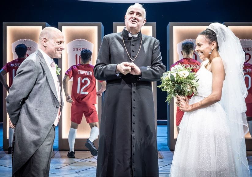 A wedding in the theatre show
