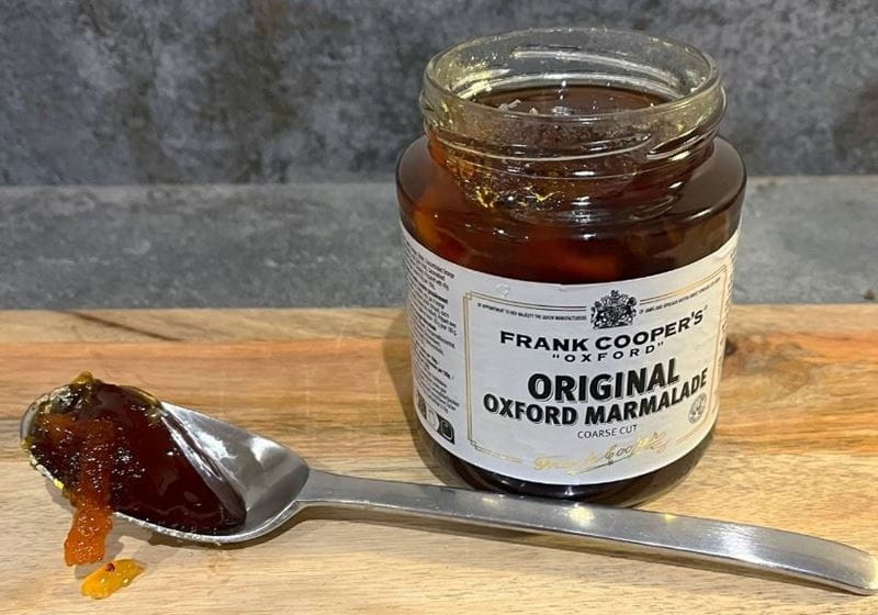 A jar of Coopers Original Oxford Marmalade