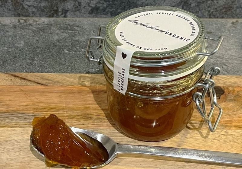 a jar of Daylesford marmalade