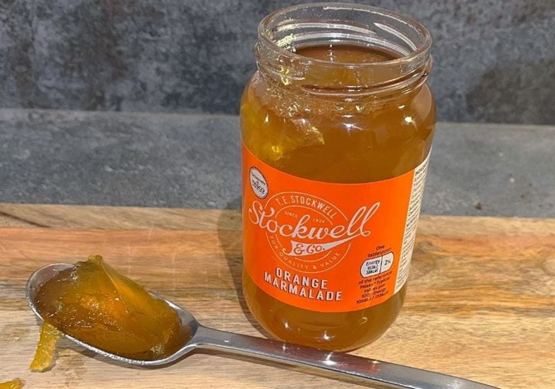 a jar of Stockwell  Orange Marmalade