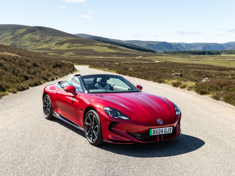 The new MG Cyberstar roadster