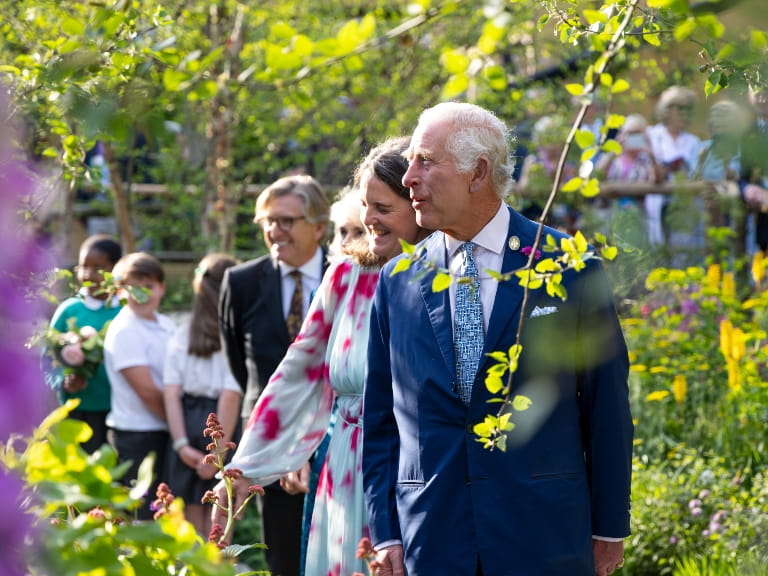 The King's royal visit to the Chelsea Flower Show