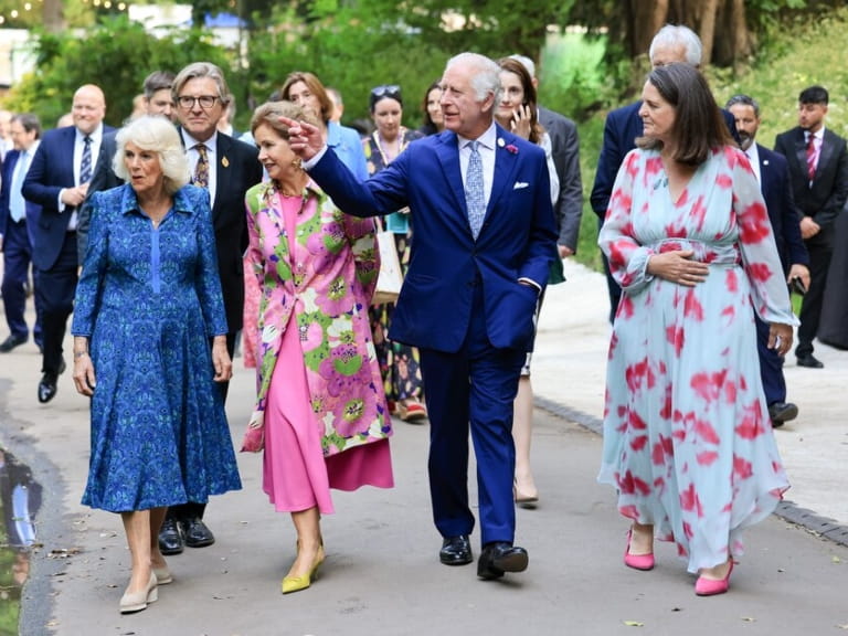 The King and Queen attend the Chelsea Flower Show