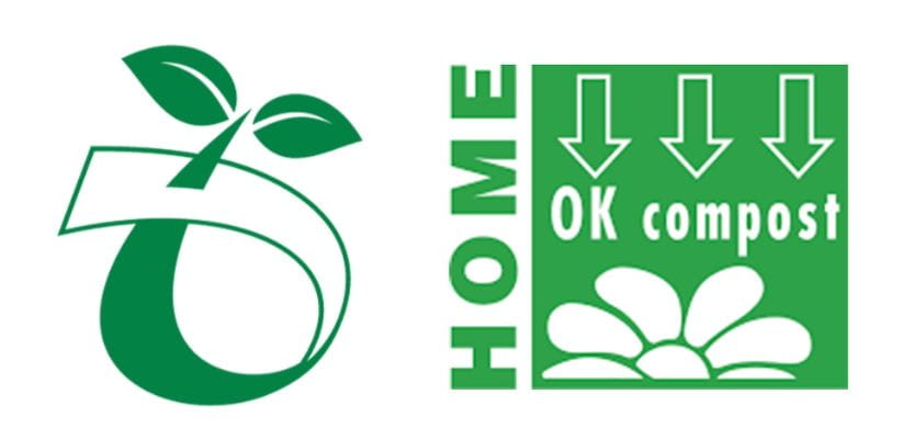 Compostable recycling symbol