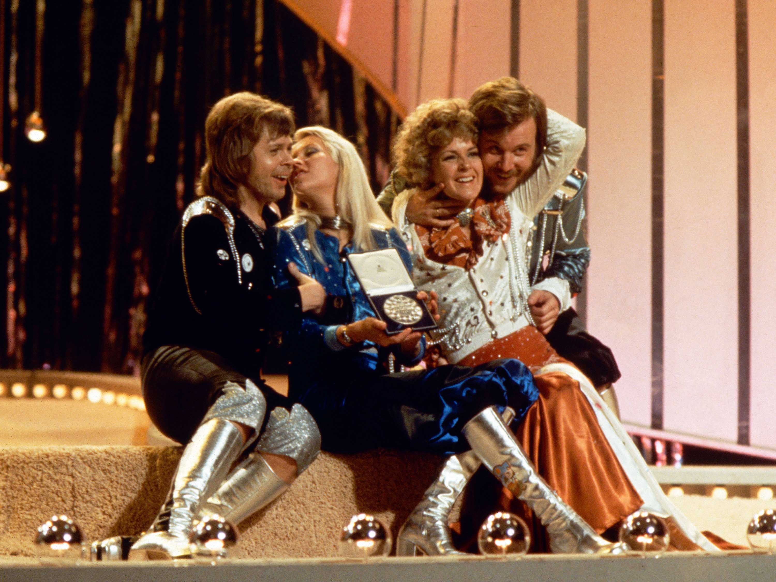 Abba on stage 