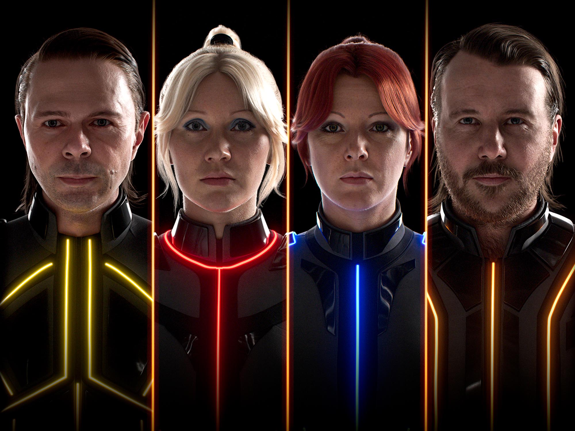 Abba as avatars in Voyage