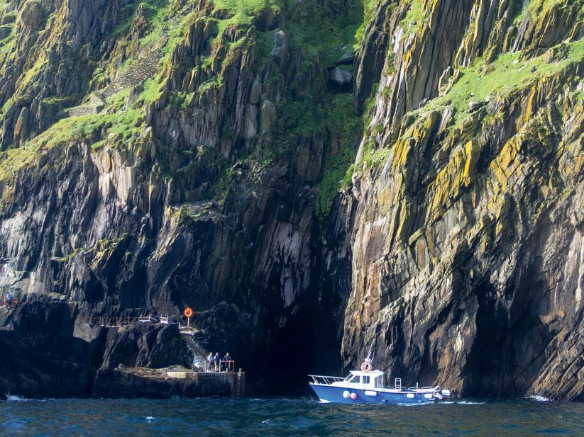 Boat landing at Skellig