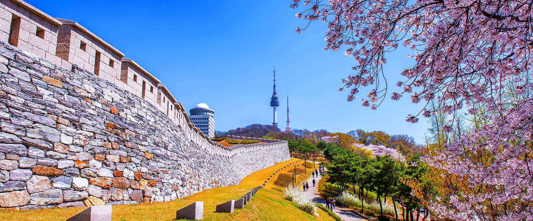 Namsan Mountain with N Seoul Tower in the background