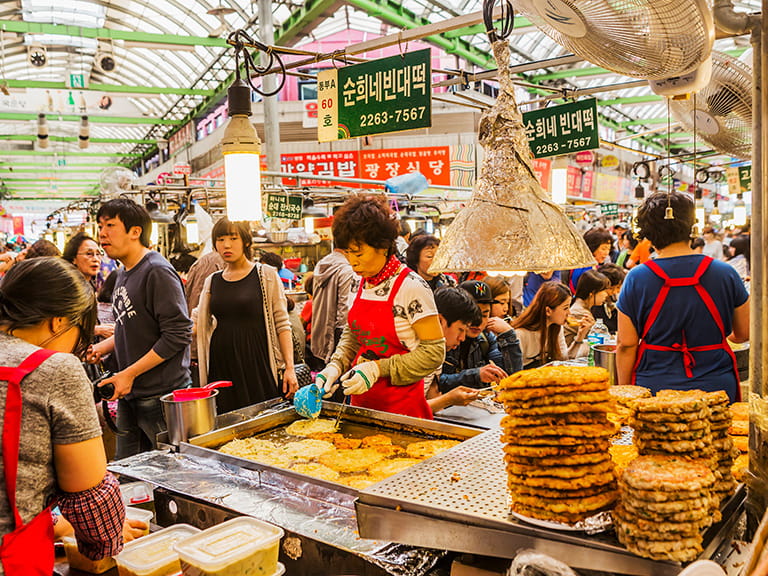 Gwangjang Market in Seoul