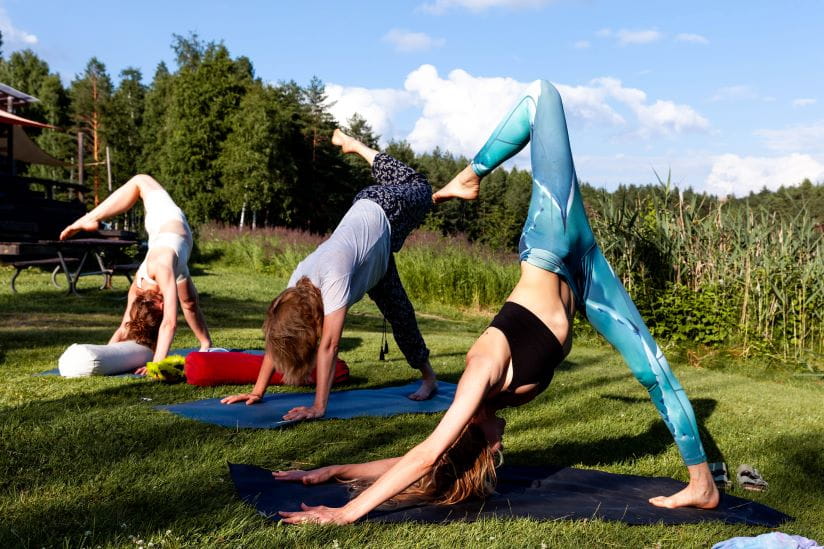Yoga at Shambala festival