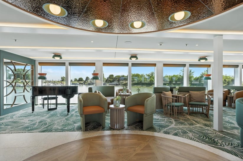 The interior of the Spirit of the Moselle