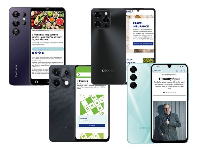 The four budget smartphones in the article