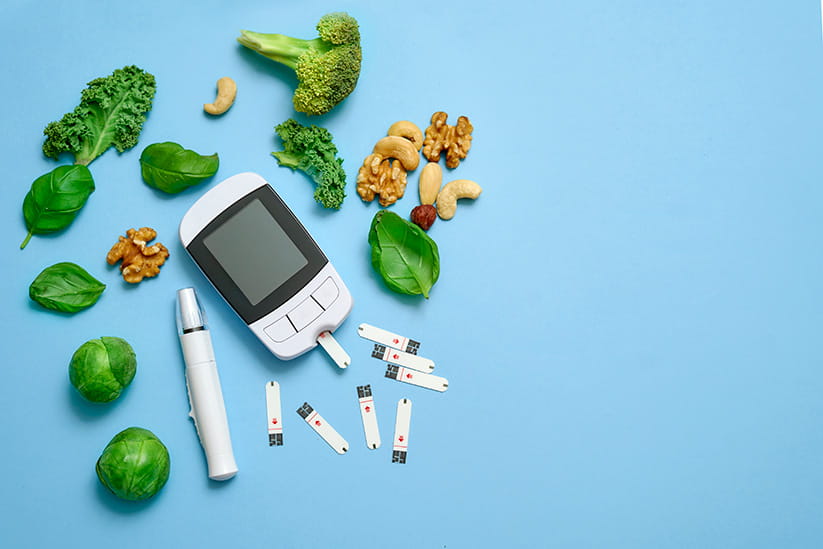 A blood sugar reader 