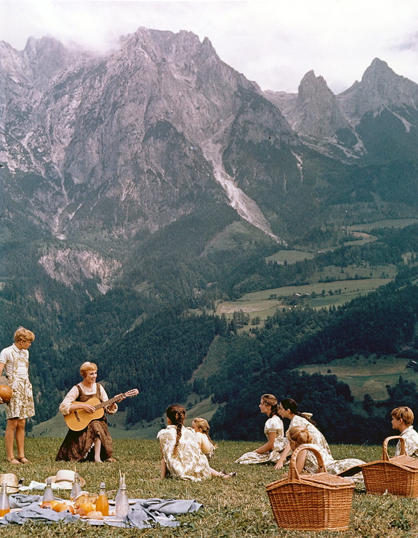 A scene from The Sound of Music 