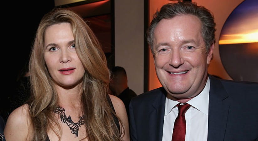 Piers Morgan and his wife Celia
