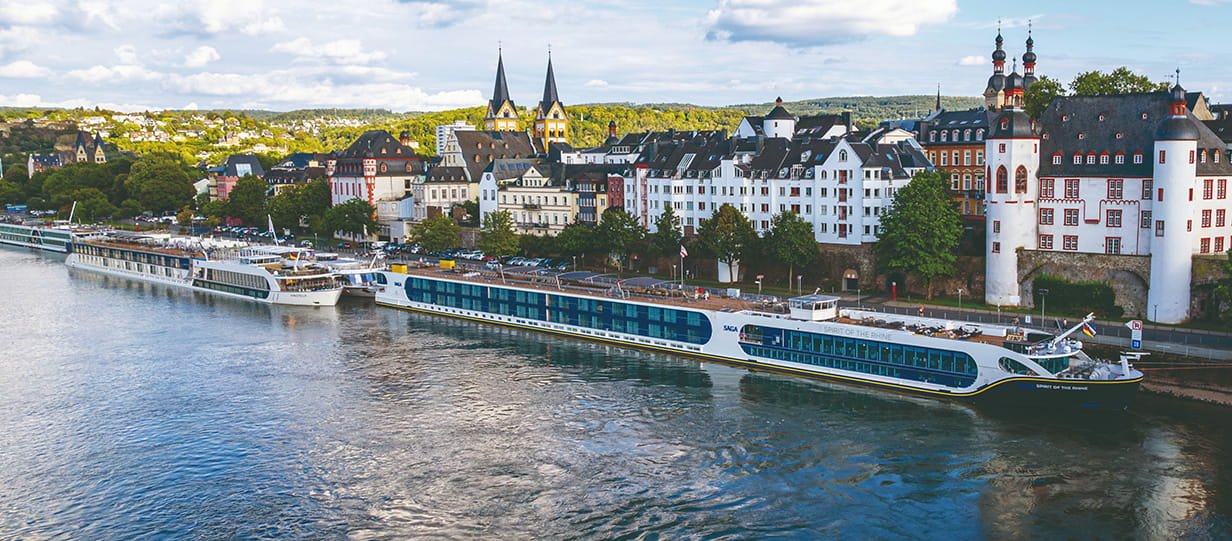 Spirit of the Rhine docked in Germany