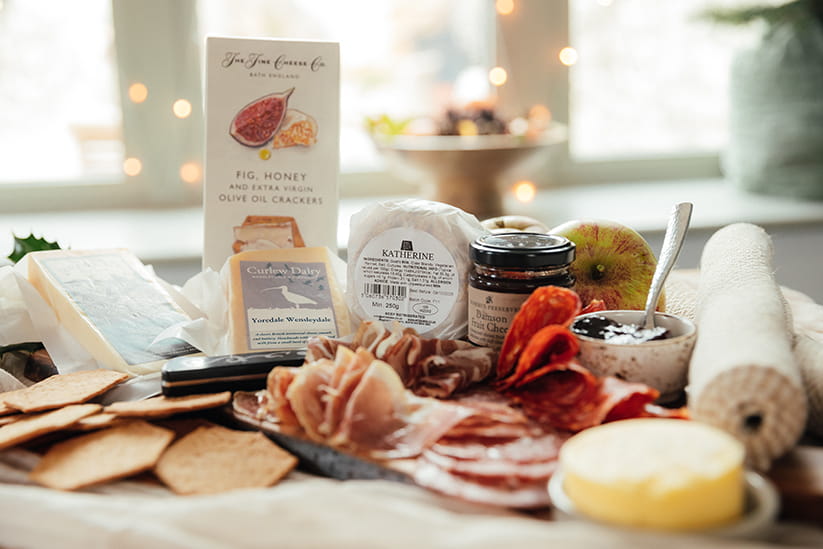 A Charcuterie and cheese collection
