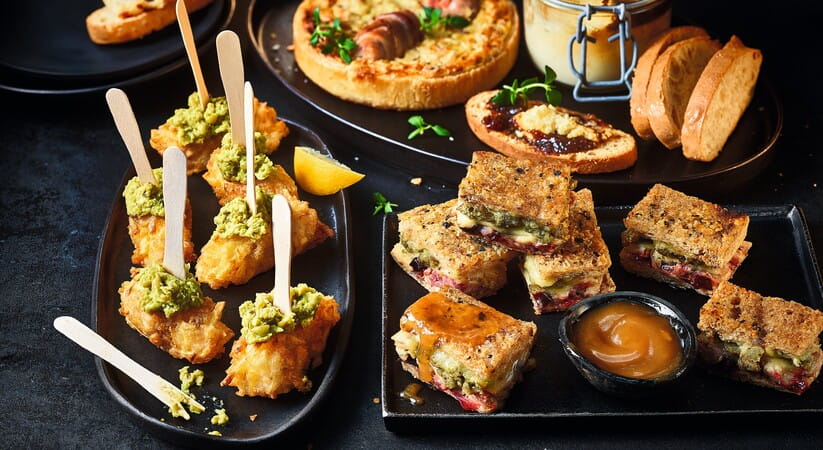 M and S Christmas party food