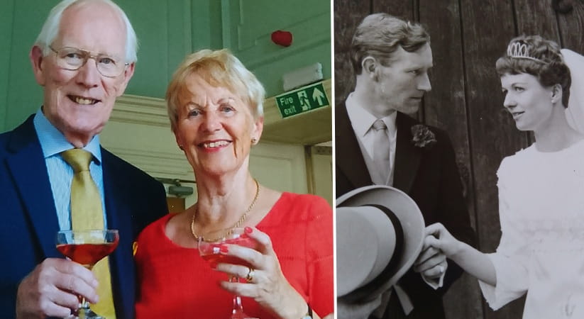 Derek and Lesley Drew montage