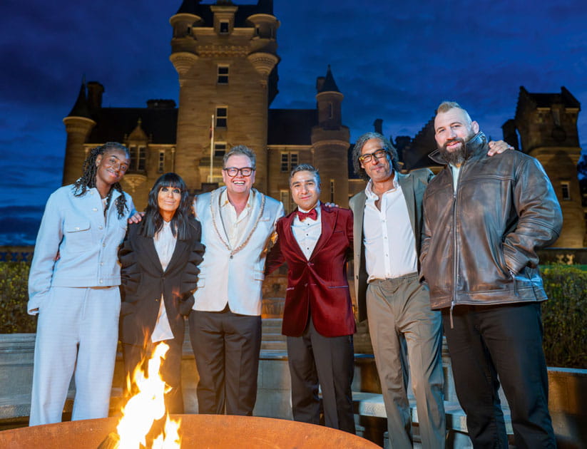 on The Celebrity Traitors with Claudia Winkleman, and the rest of the final five