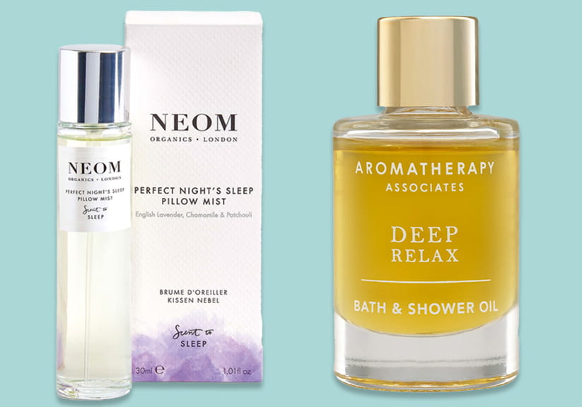 Deep Relax Bath & Shower Oil and Neom Perfect Night's Sleep Pillow Mist