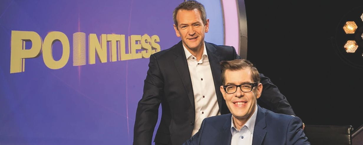 Alexander Armstrong pictured with Richard Osman on the show Pointless
