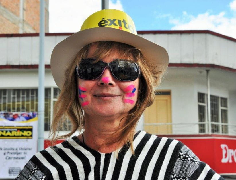 Sue Rogers on a holiday trip in Colombia