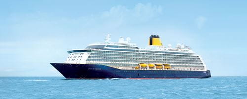 The Saga cruise ship Spirit of Discovery on the open sea