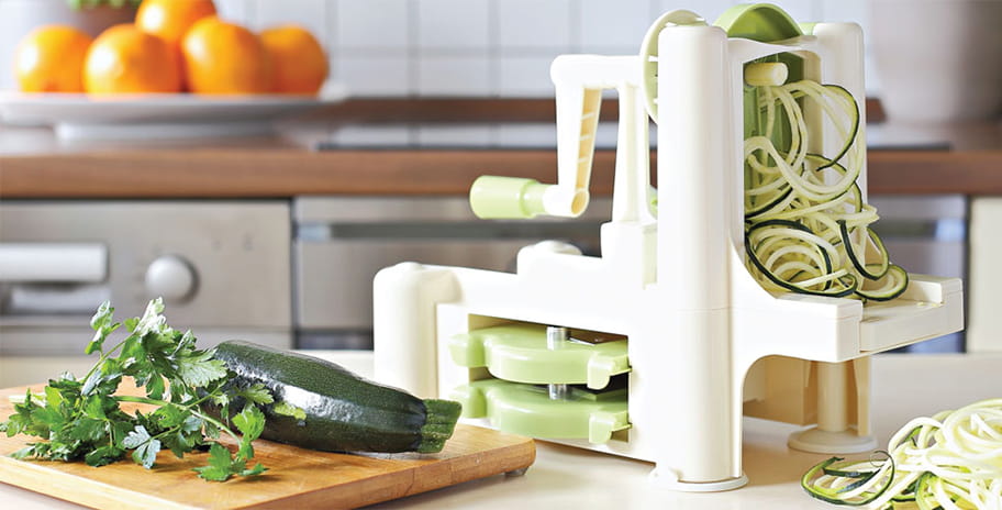 A white spiralizer