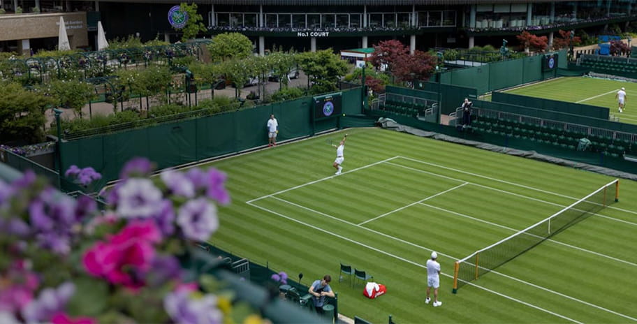 Wimbledon tennis court