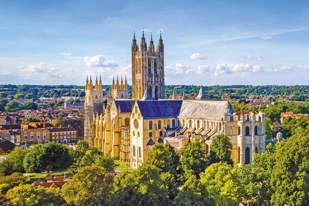 Canterbury Cathedral on a sunny day