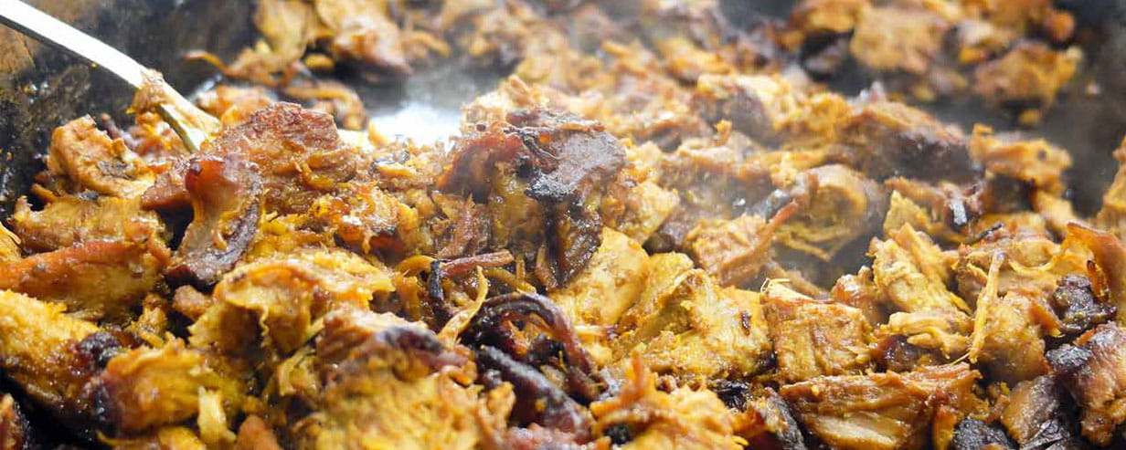 Bbq pulled pork with homemade bbq sauce