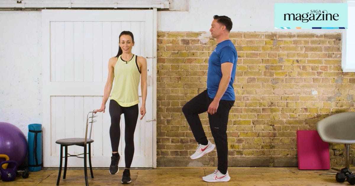 Step Stool Balance Exercise Simple balance exercises to keep you steady on your feet
