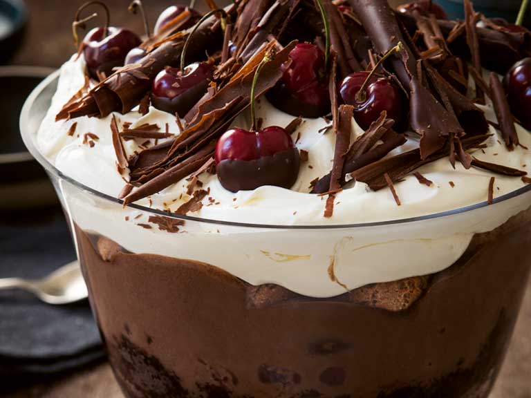 The Hairy Bikers' chocolate trifle