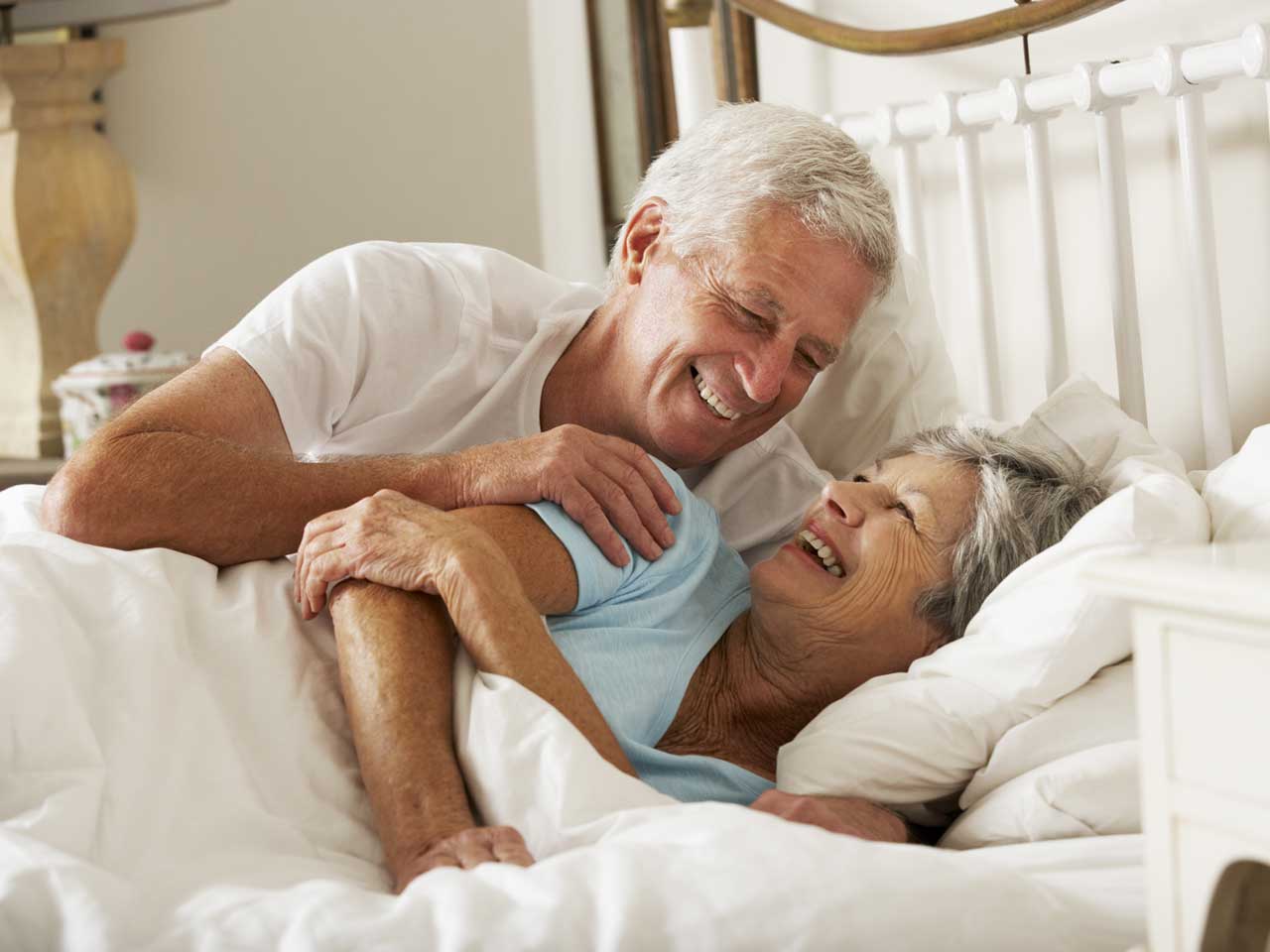 Couple in bed