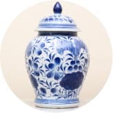 Asian ceramic vase