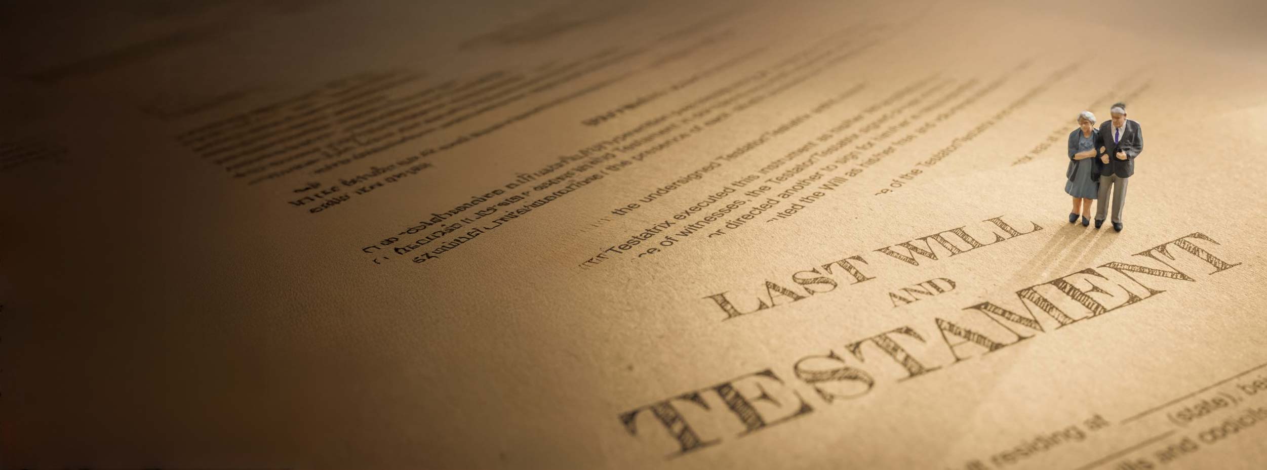 A last will and testament document