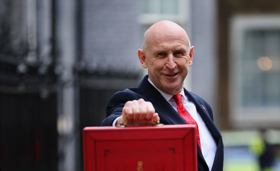 A man holding a briefcase