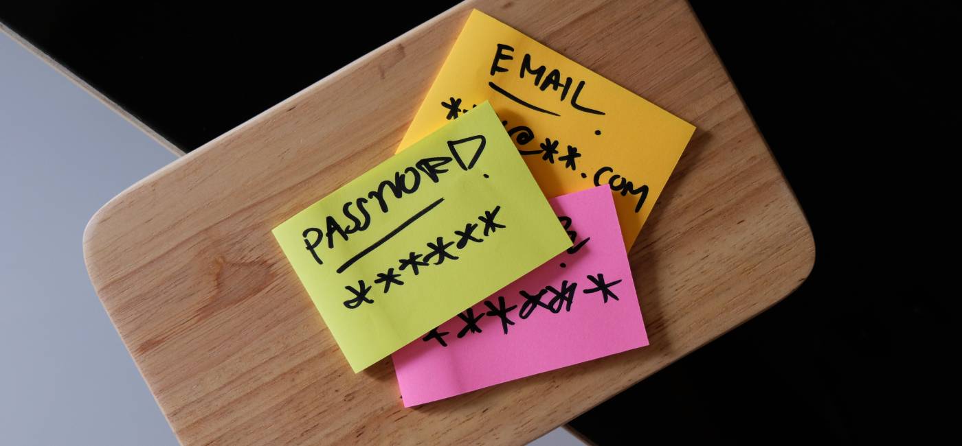 message concept written post it on wood board.