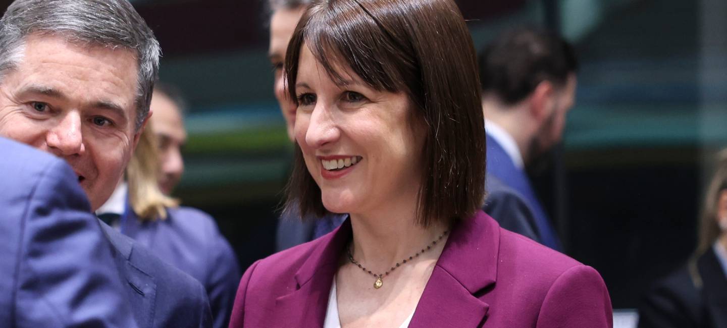British Chancellor of the Exchequer Rachel Reeves attends in a Finance Ministers' Economic and Financial Affairs Council (ECOFIN) meeting in Brussels