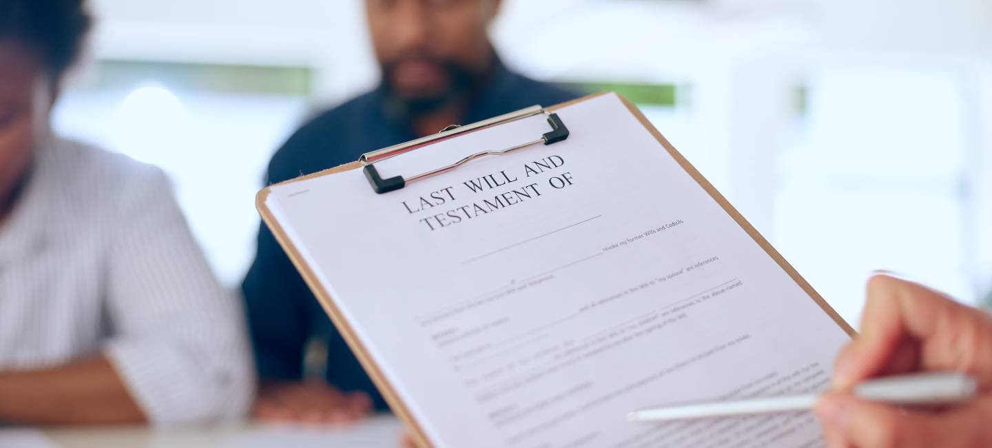 couple, documents and will with lawyer for finance, advice or legal agreement together