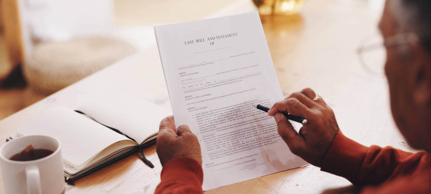  Legal paperwork, review and registration for testament, contract or administration for assets at nursing home